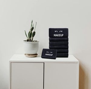 black makeup towels for airbnb